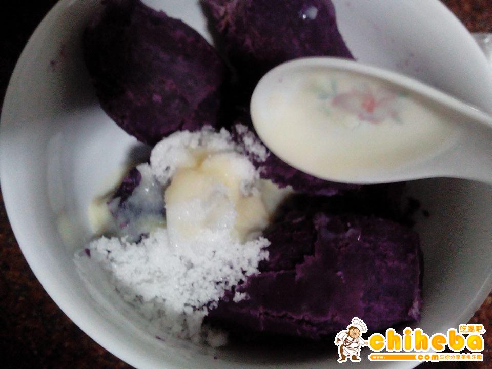 紫薯卷潮汕小吃的做法 步骤2